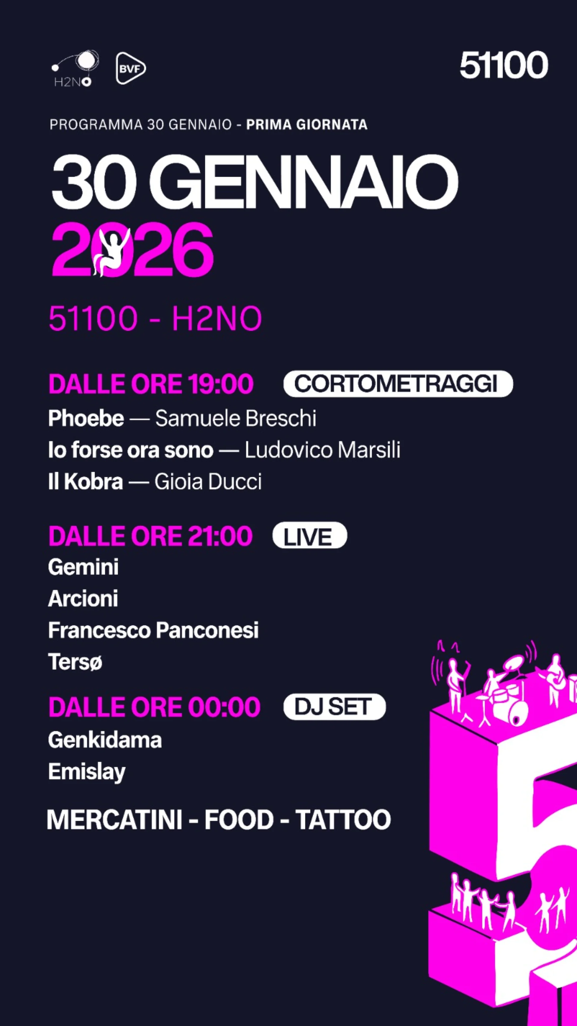 Programma 30 gennaio